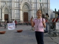 In Piazza Santa Croce a Firenze