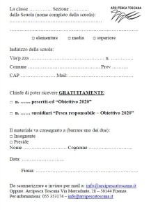 Modulo richiesta